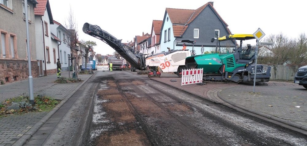 Bauarbeiten haben begonnen