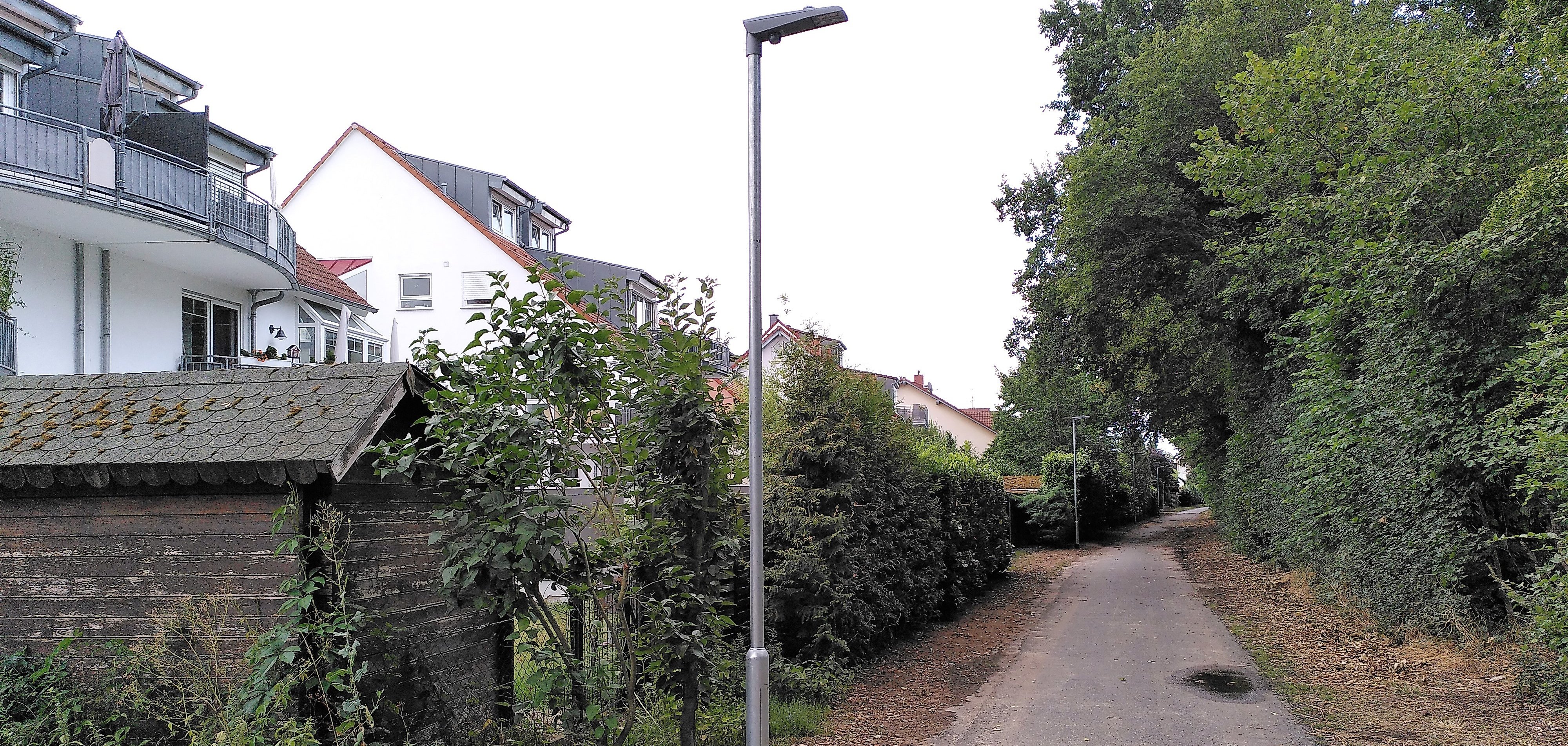 Neue Straßenlaternen im Herrnweg