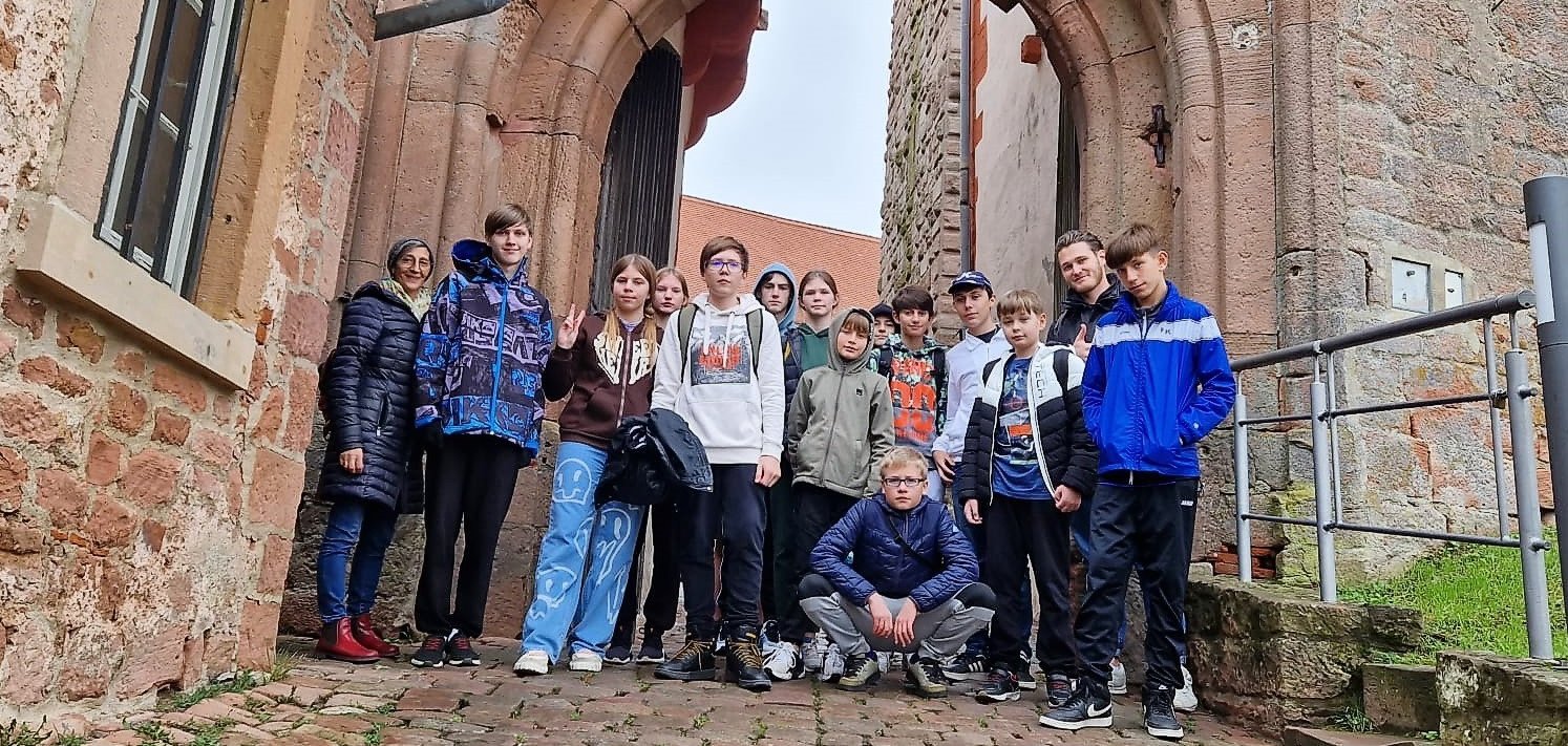 Gruppenbild auf der Burg Breuberg