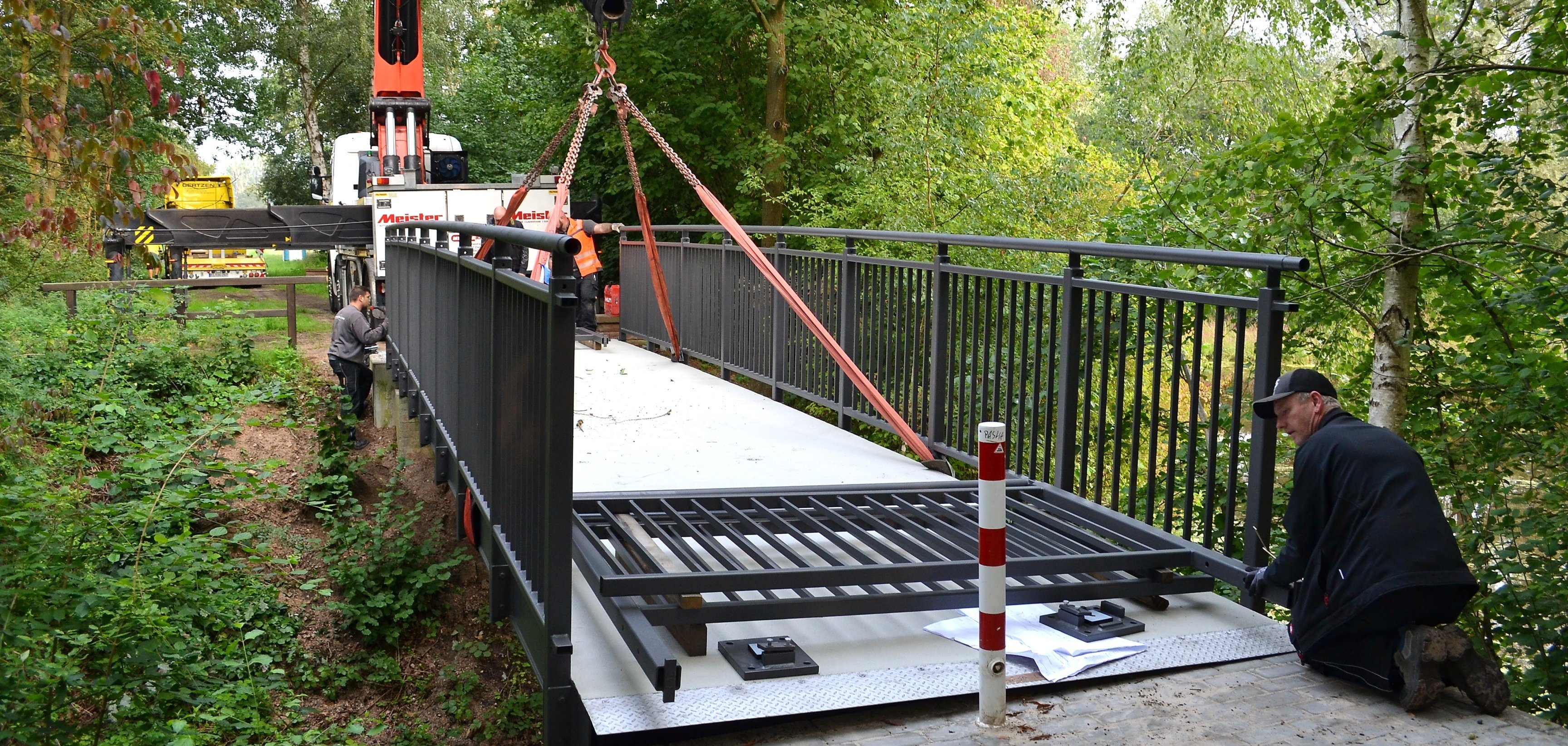 Brücke wird geliefert
