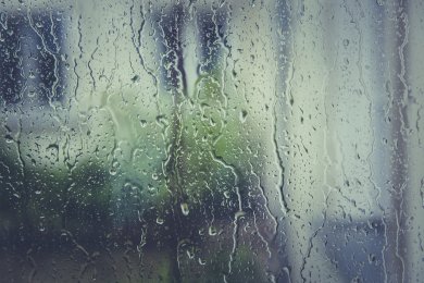 Regen am Fenster