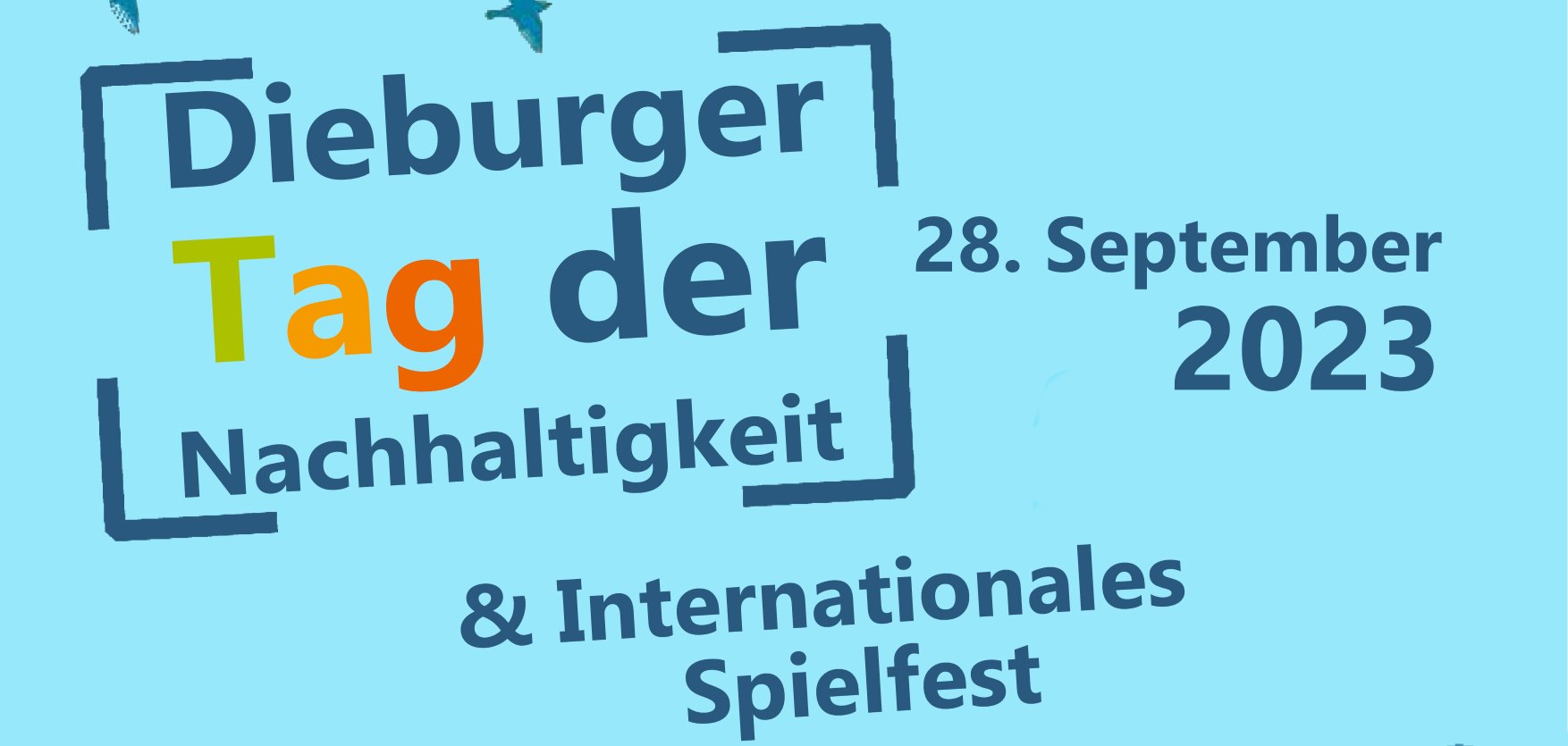 Plakat zum Nachhaltigkeitstag