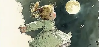 Ein Mädchen mit Ball