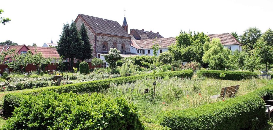 Blick in den Klostergarten