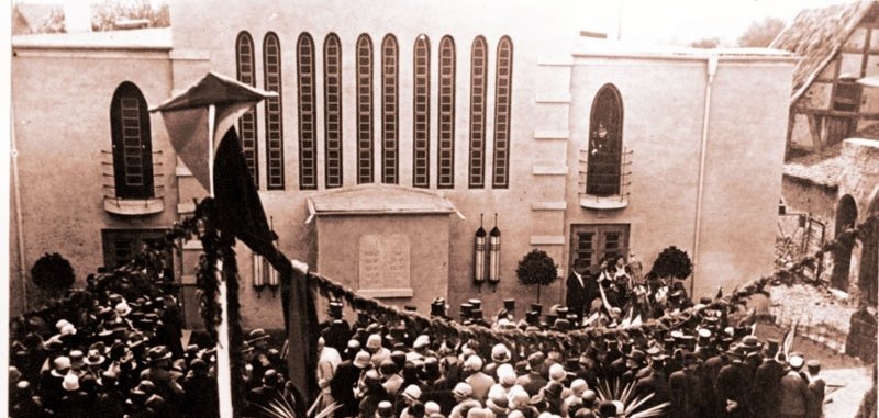 Einweihung der Synagoge 1929