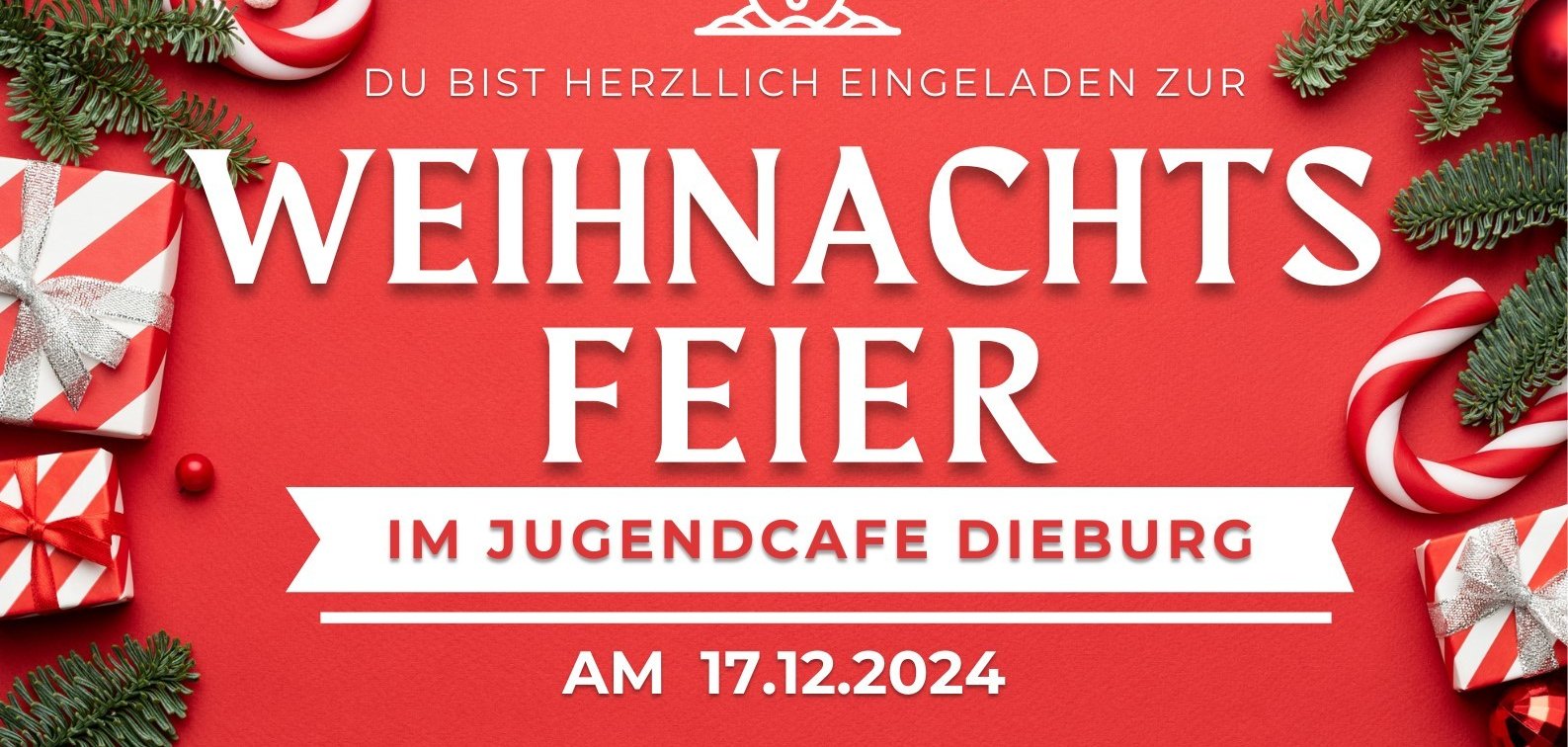 Weihnachtsfeier-Plakat