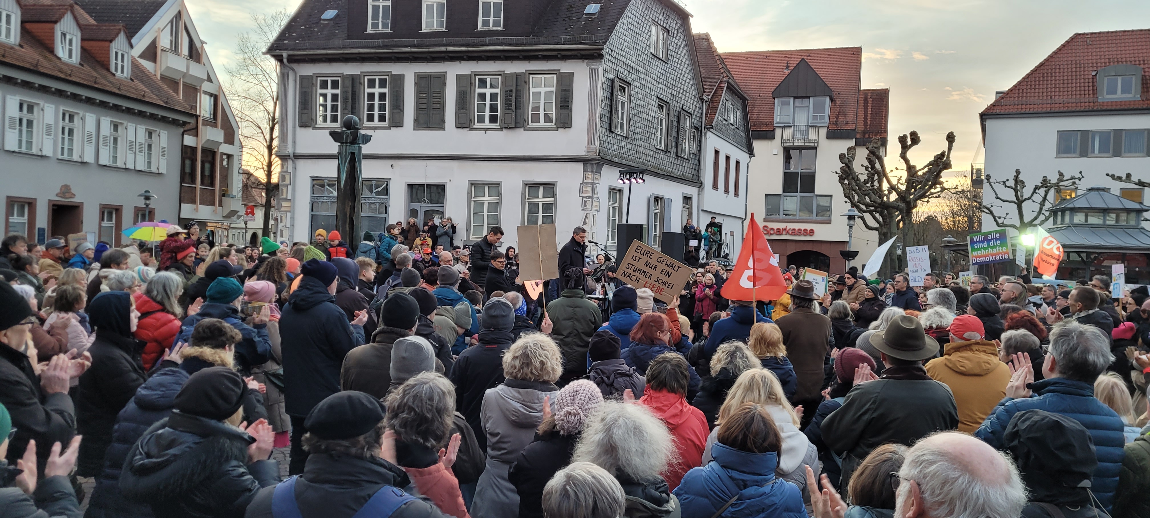 Kundgebung für Rechtsstaat und Demokratie