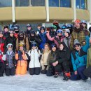 Gruppe der Skifreizeit