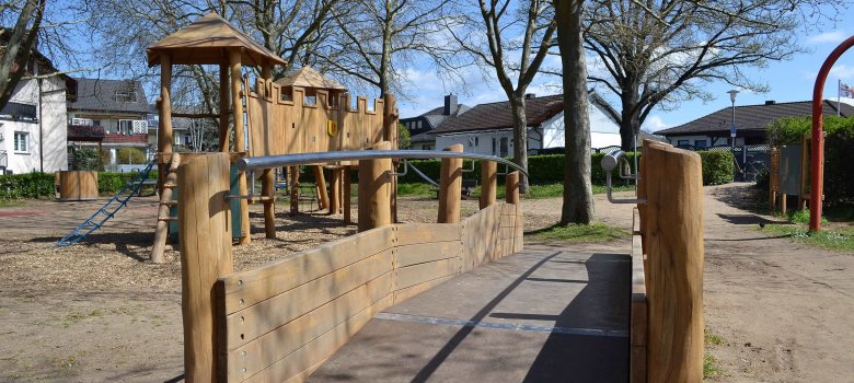 Eine barrierefreie Wippe