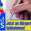 Aufruf zur Teilnahme an der Bürgerbefragung