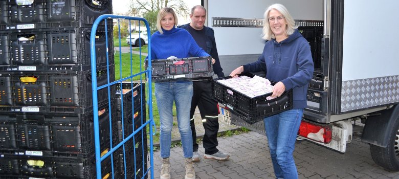 Anlieferung der Waren