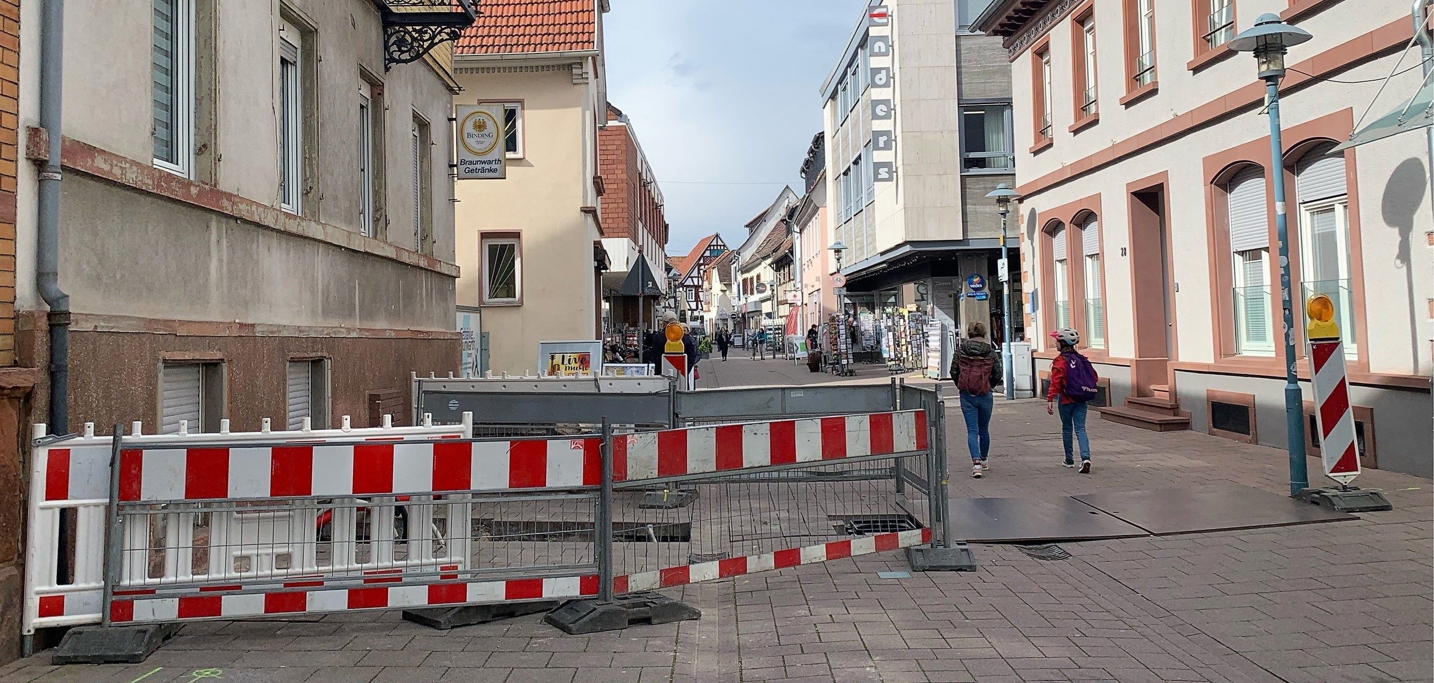 Baustelle in der Zuckerstraße