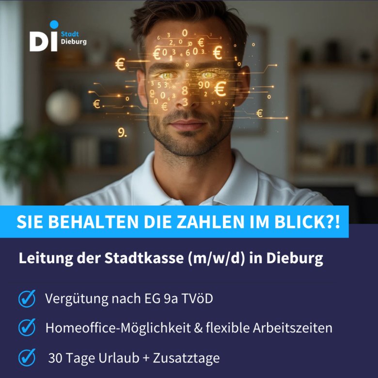 Stadt Dieburg-Leitung Stadtkasse (m/w/d) (Instagram Post) - x (2) Stadt Dieburg-Leitung Stadtkasse (m/w/d) (Instagram Post) - x (2)